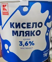 Кисело мляко 3.6%