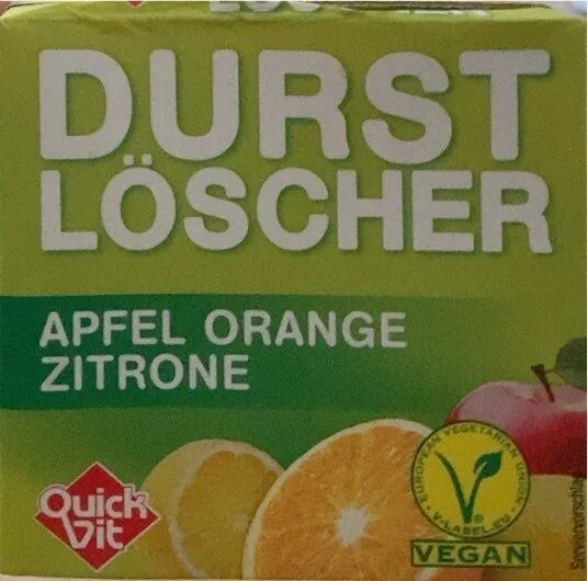 Durstlöscher Apfel Orange Zitrone