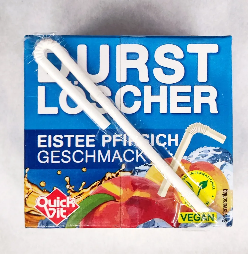 Durstlöscher - Eistee Pfirsichgeschmack
