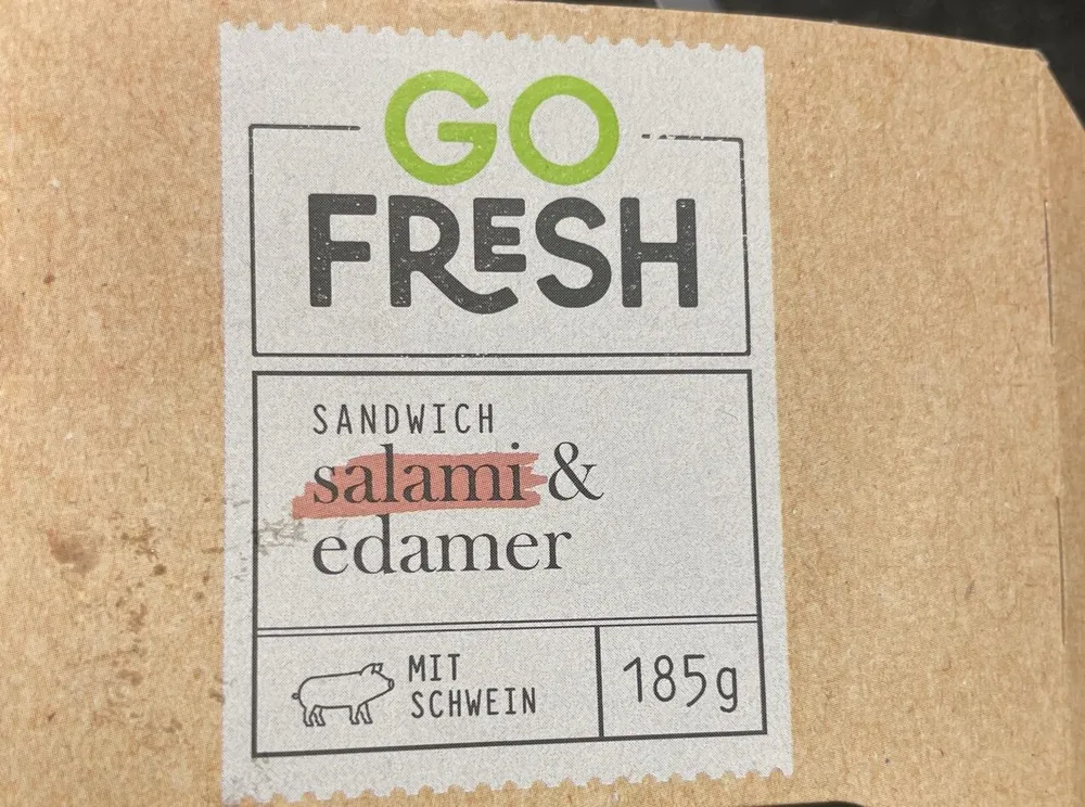 Sandwich Salami & Edamer