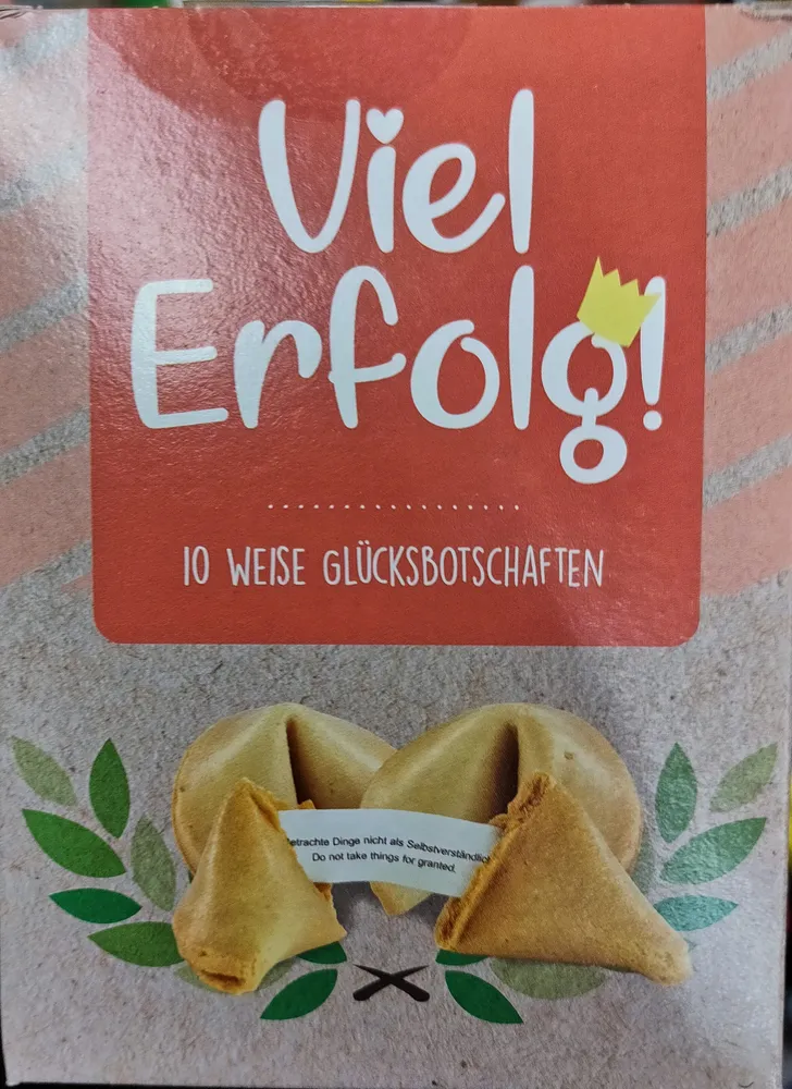 Glückskekse - Viel Erfolg