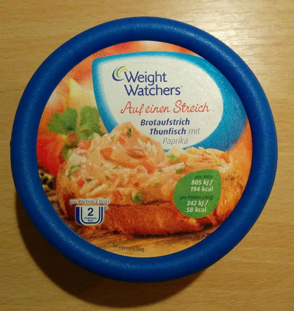 Brotaufstrich Thunfisch mit Paprika