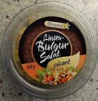 Linsen-Bulgur Salat pikant