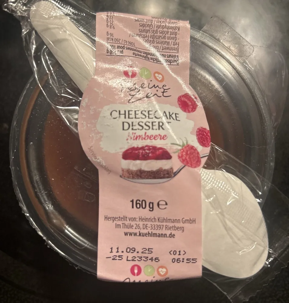 Cheesecake Dessert Himbeere