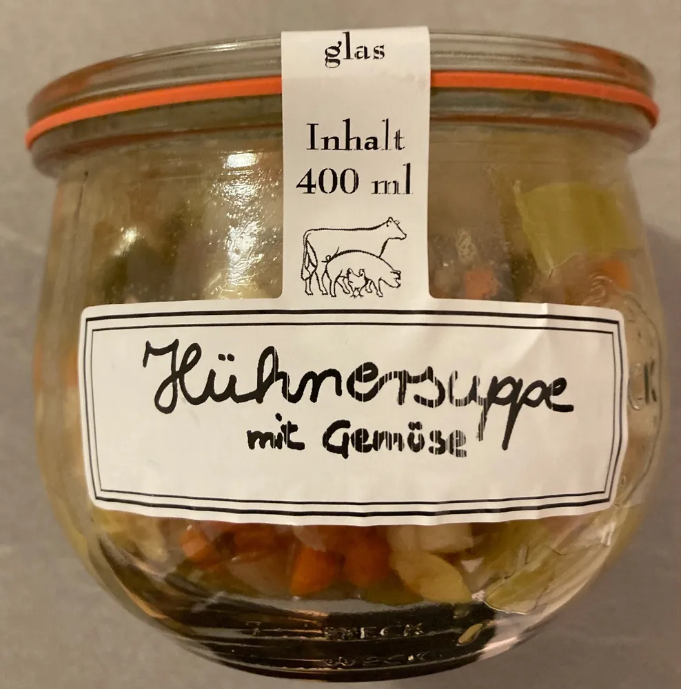 Hühnersuppe mit Gemüse