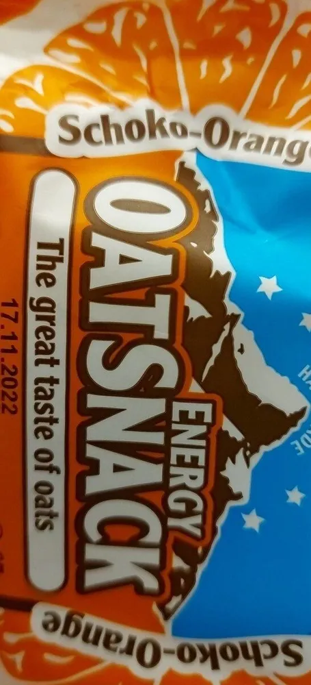 Oatsnack schoko orange