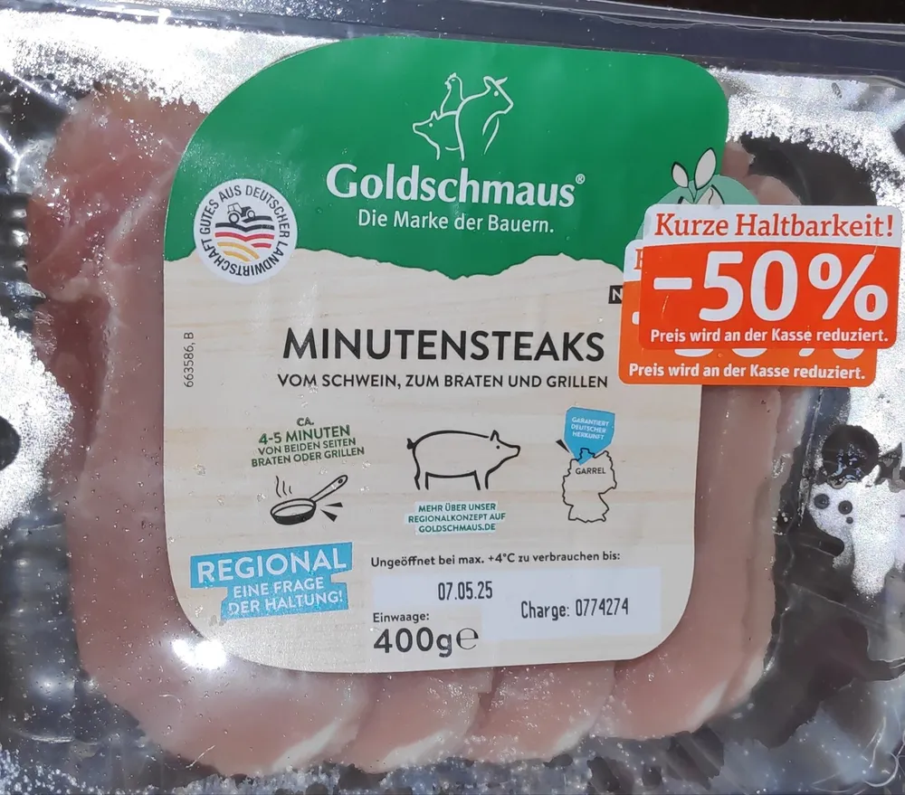 Schweine Minuten-Steaks