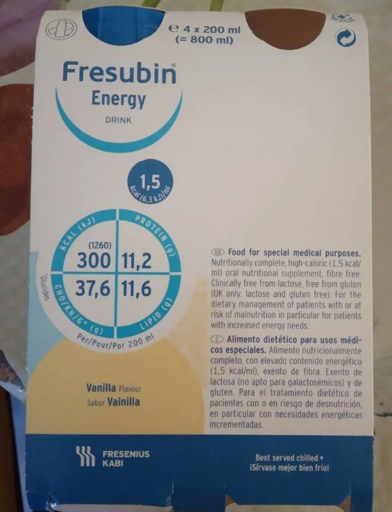 Batido multivitaminico de uso dietético