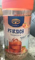 Pfirsich teegetrank