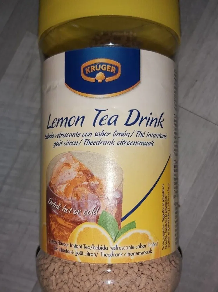 Lemon tea drink