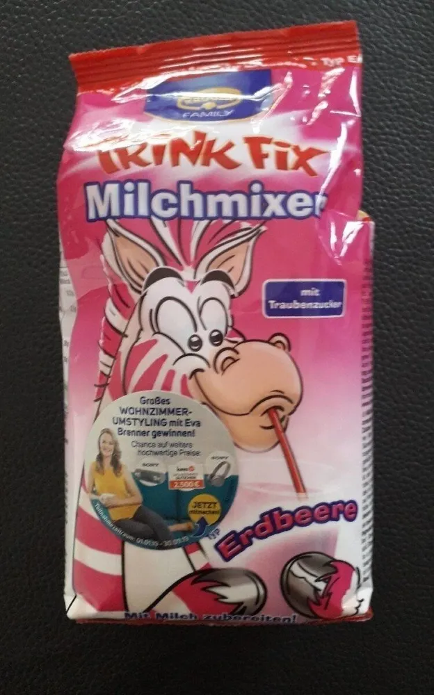 Trink fix Milchmixer Typ Erdbeere