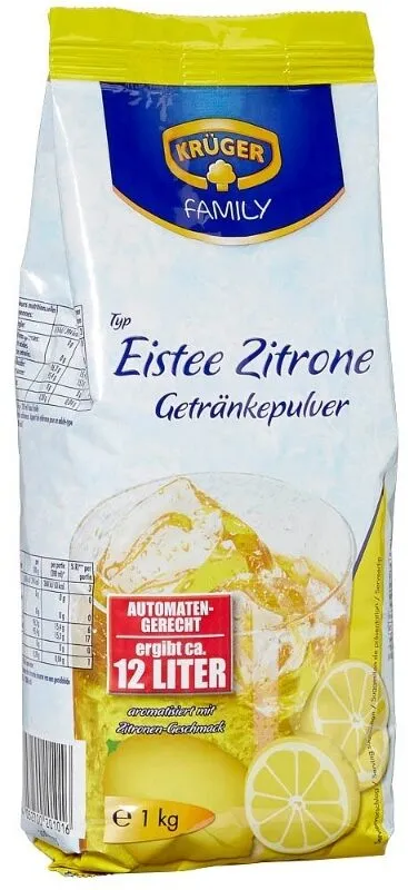 Eistee Zitrone Getränkepulver