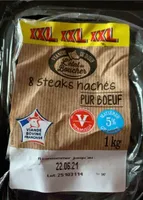 8 steaks hachés pur boeuf