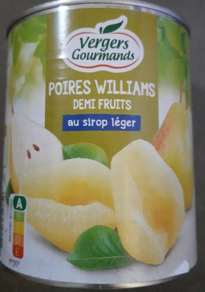 Poire Williams demi-fruits