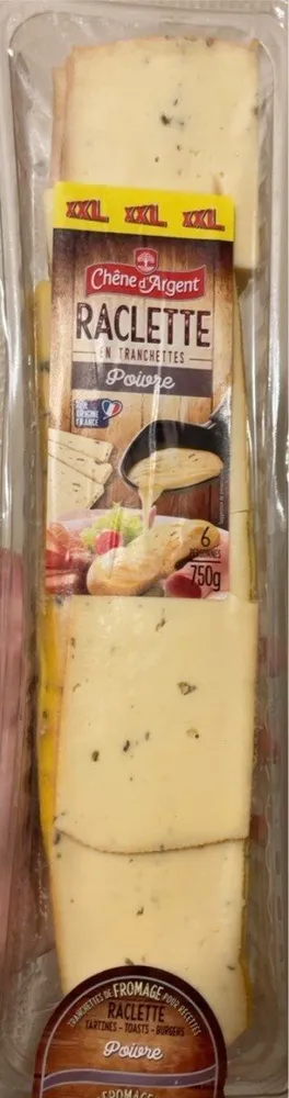 Fromage Raclette poivre en tranchettes
