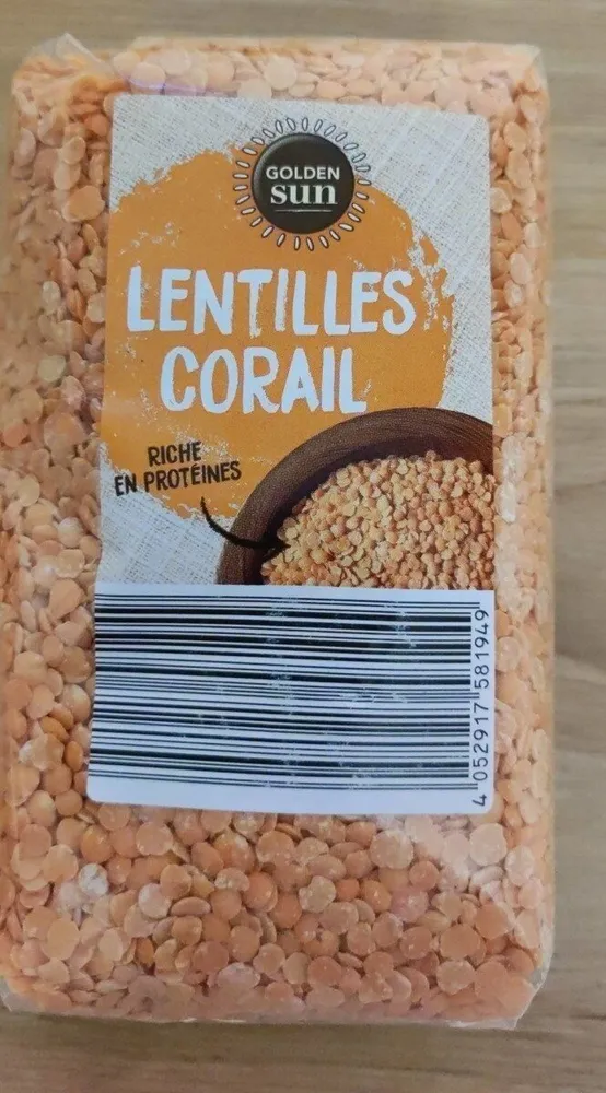 Lentilles corail