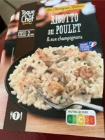 Risotto au poulet et aux champignons
