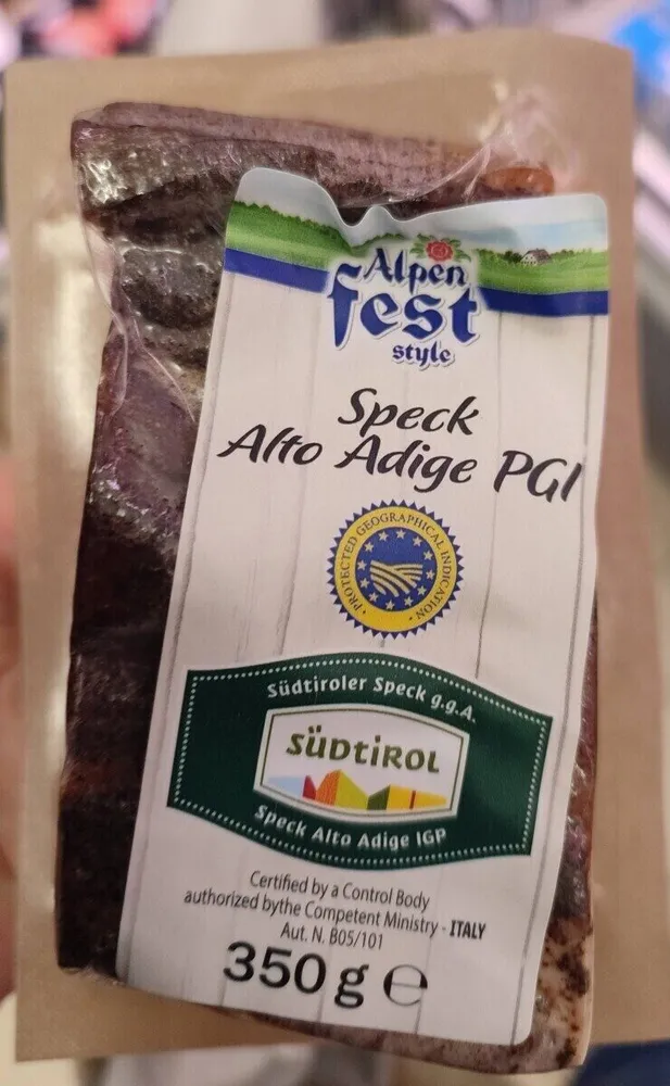 Speck Alto Adige PGI