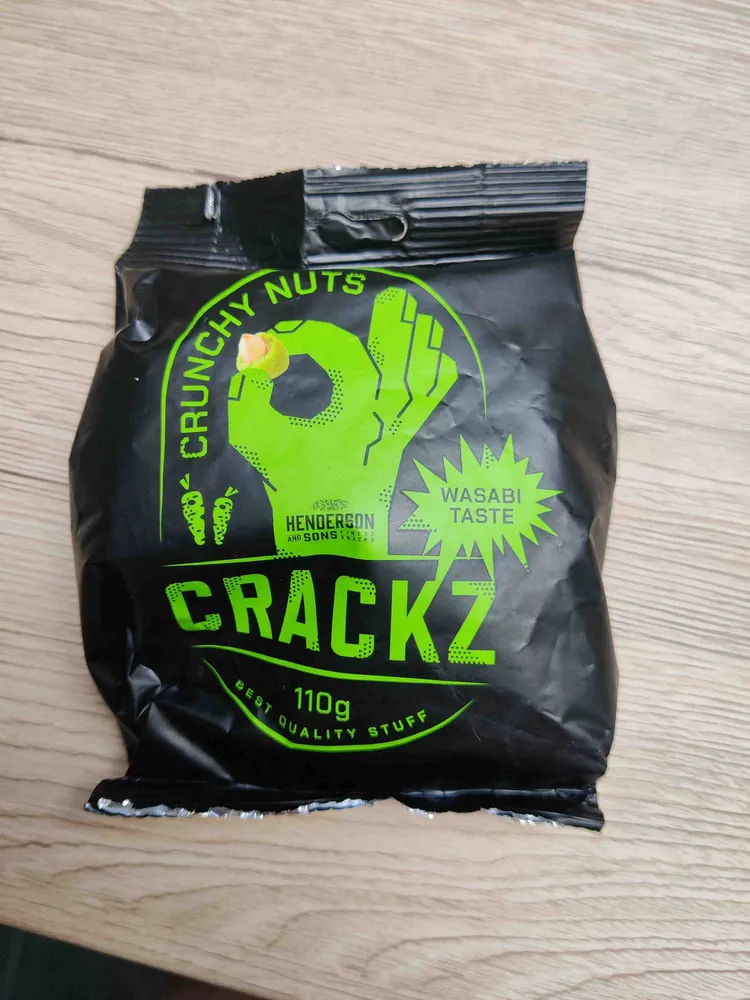 Crackz Crunchy Nuts Wasabi Taste