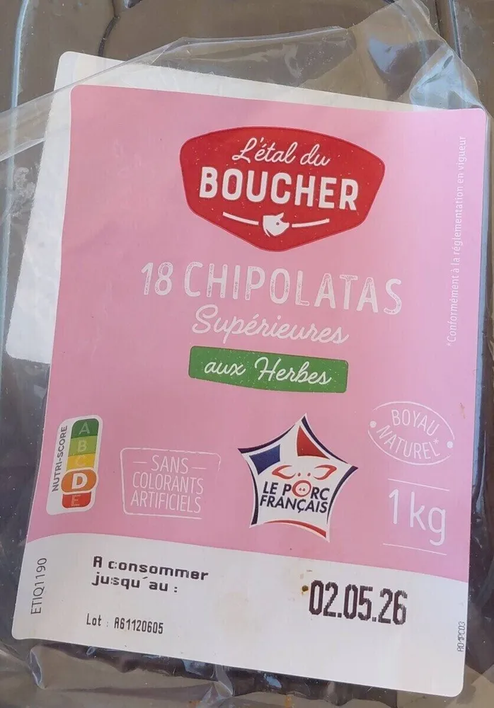 18 chipolatas plantes aromatique
