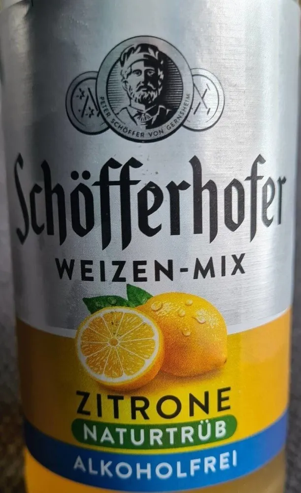 Schöfferhofer Weizenmix Zitrone Alkoholfrei