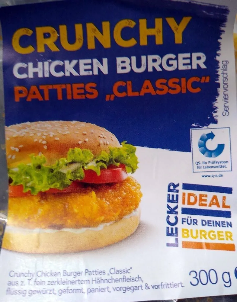 Chrunchy Chicken Burger Patties Classic