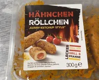 Hähnchen Röllchen curry-ketchup style