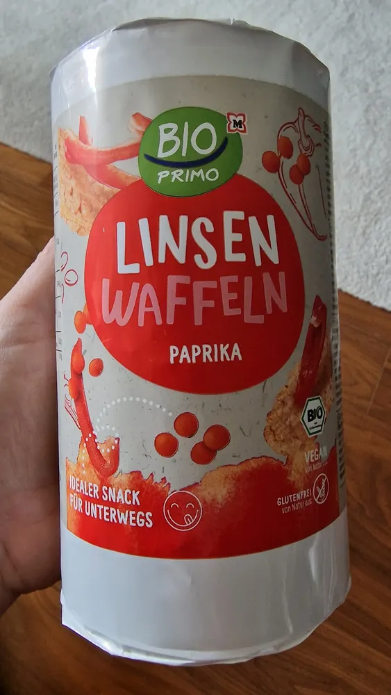 Linsen Waffeln Paprika