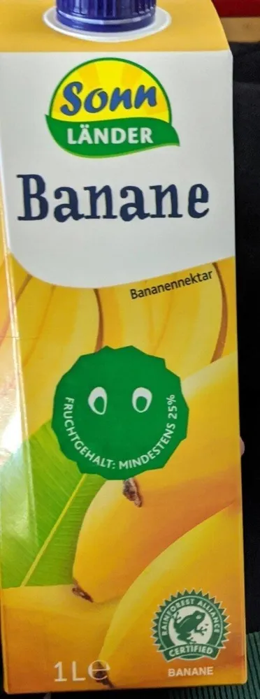 Sonnländer Bananensaft