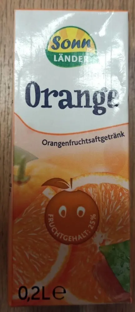Orange Fruchtsaft Getränk