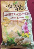 Ingwer-Kräuter gefüllte Bonbons