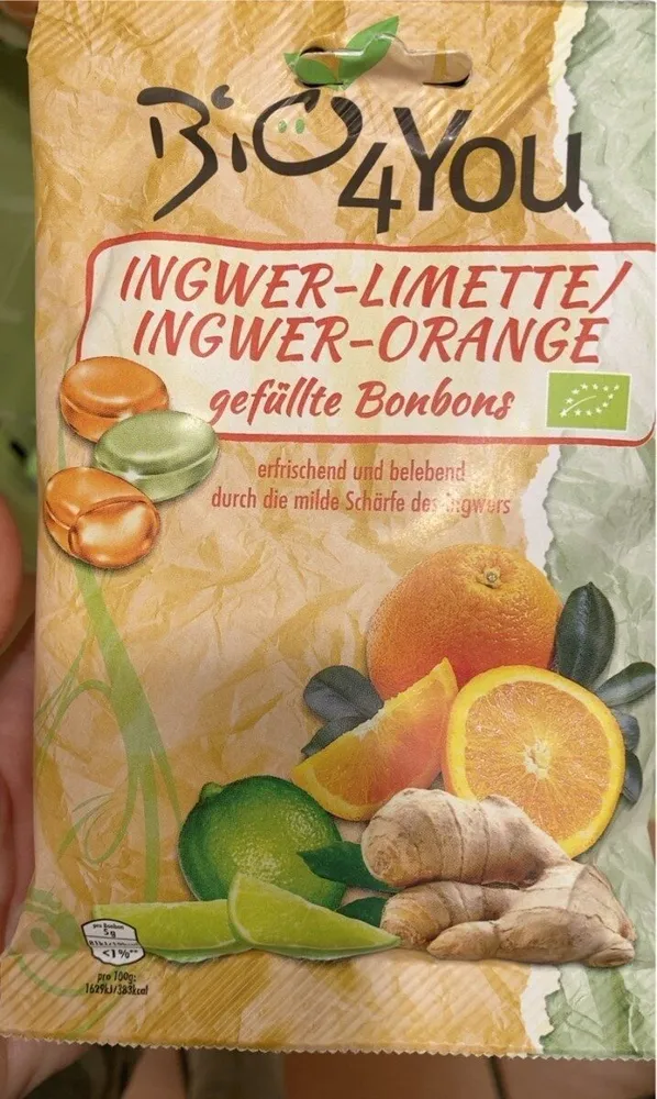 Ingwer-Limette & Ingwer-Orange Bonbons, 75 GR Packung