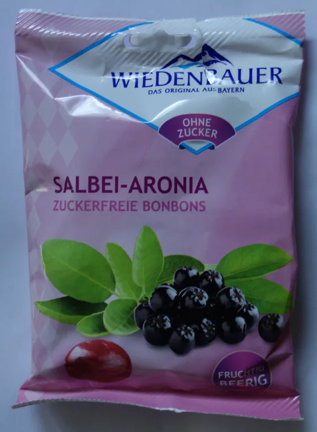 Salbei-Aronia zuckerfreie Bonbons