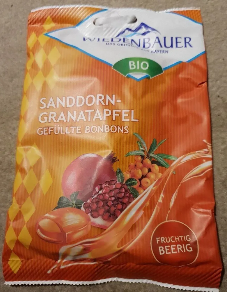 Sanddorn-Granatapfel Bonbons