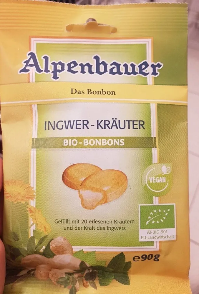 Bio Ingwer-Kräuter Bonbons