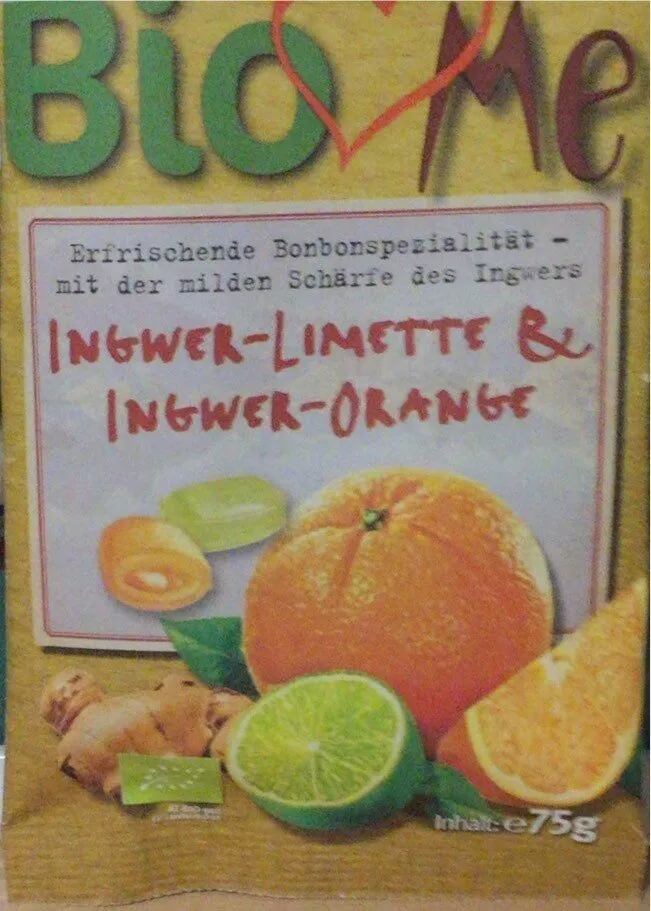 Ingwer-Limette und Ingwer-Orange Binnons