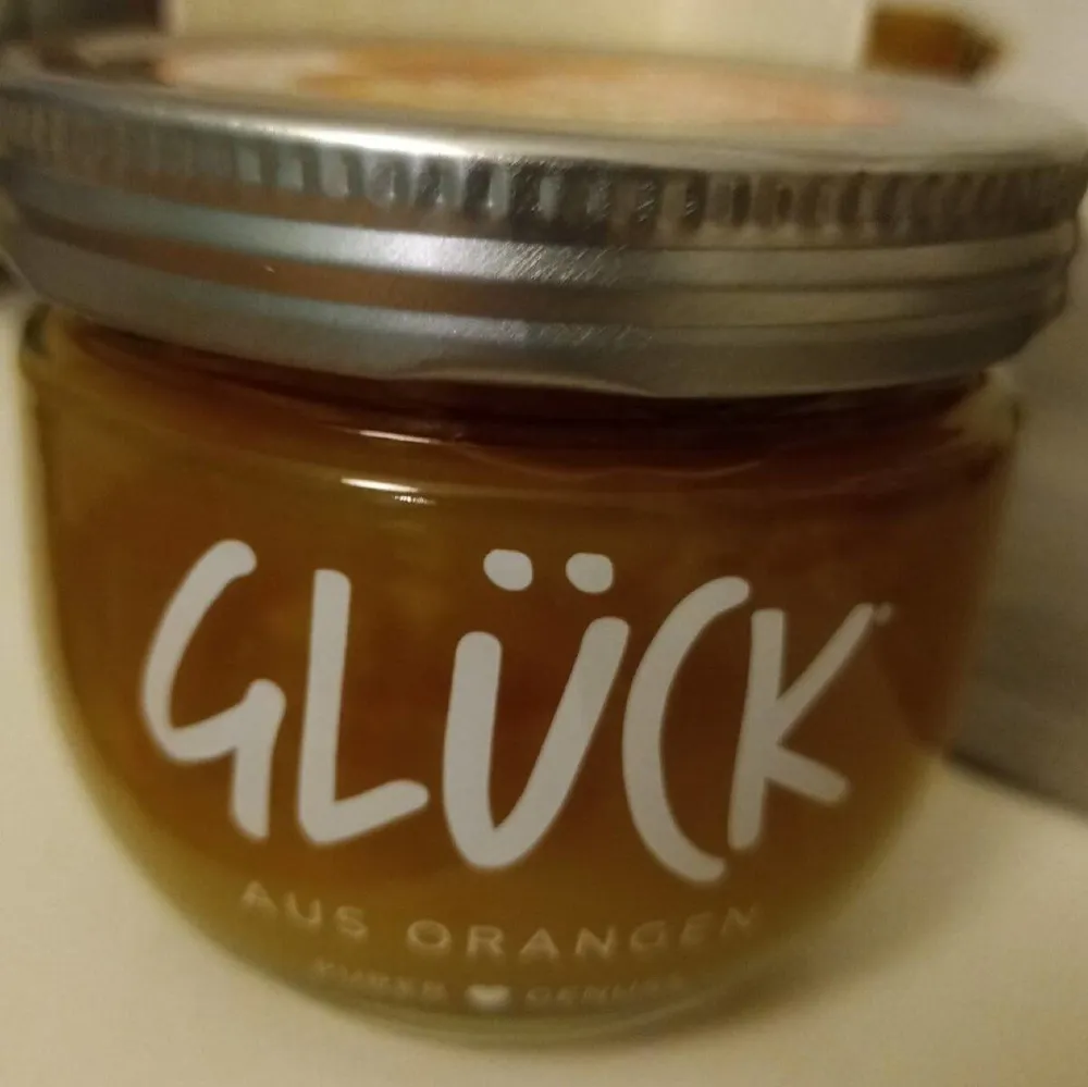 Glück Orangen Fruchtaufstrich
