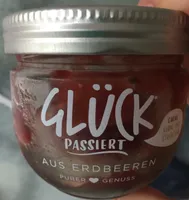 Erdbeer passiert Marmelade