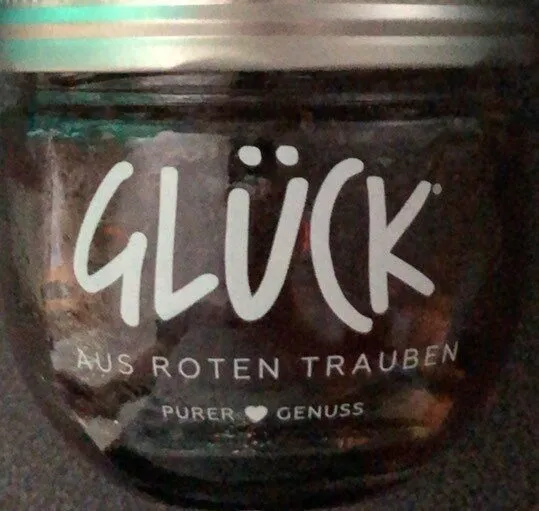 Glück Rote Trauben