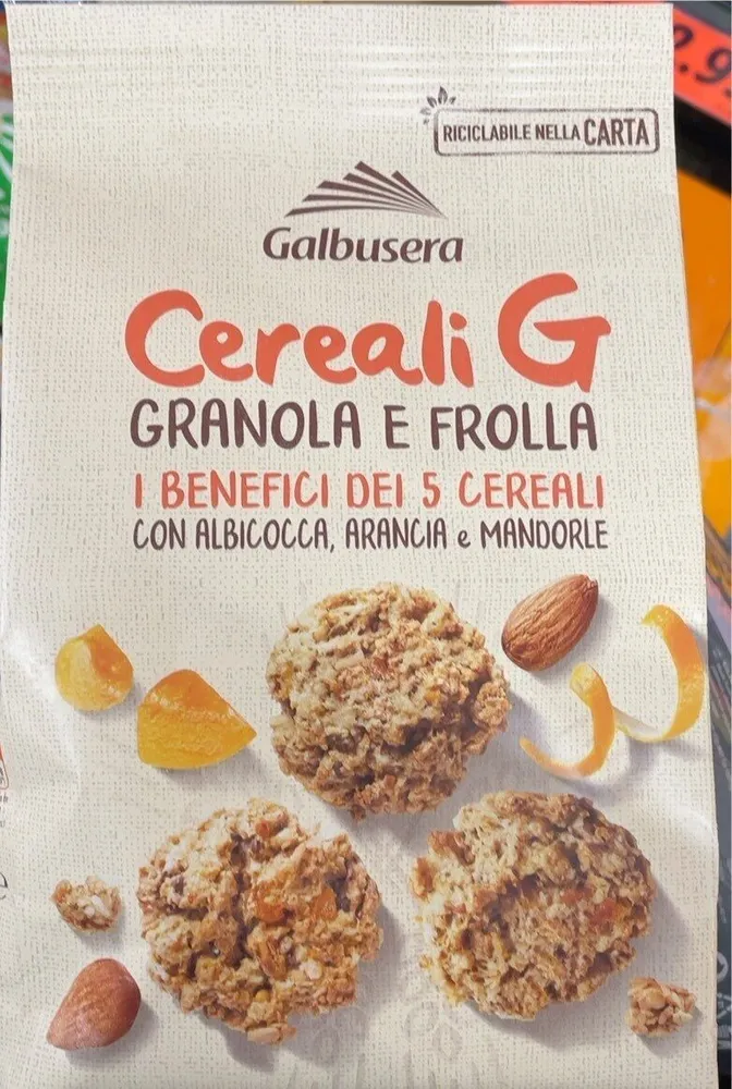 Cereali G grano e frolla
