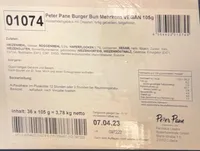 Peter pane burger mehrkorn vegan