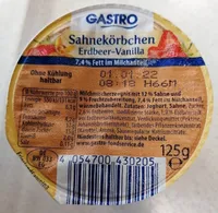 Sahnekörbchen Erdbeer-Vanilla