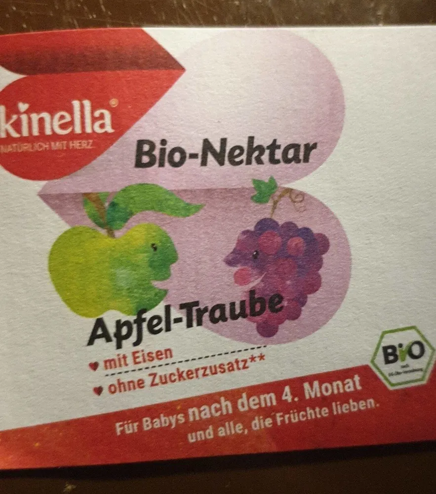 Bio Nektar Apfel Traube