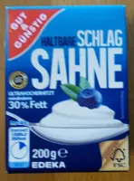 Haltbare Schlagsahne