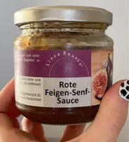 Red fig and mustard sauce