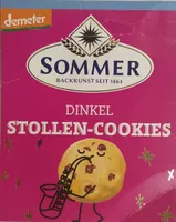 Dinkel Stollen-Cookies