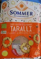 Taralli curry&sésame noir