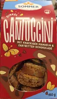 Dinkel Cantuccini mit Mandel und Schokolade
