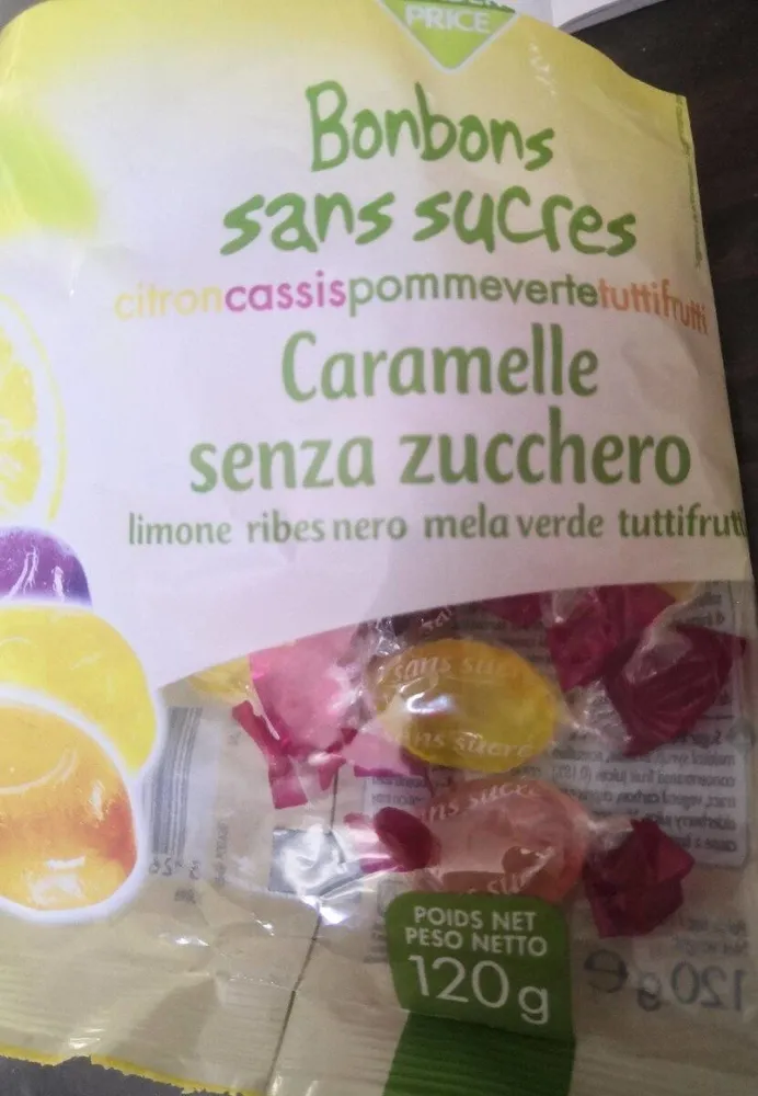 Bonbons sans sucres
