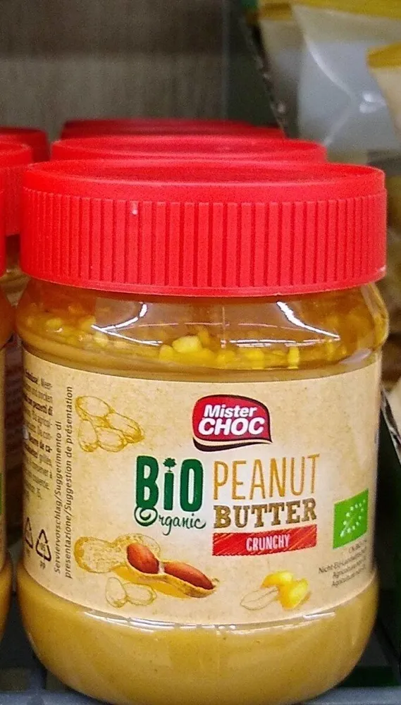 Bio organic peanut butter crunchy